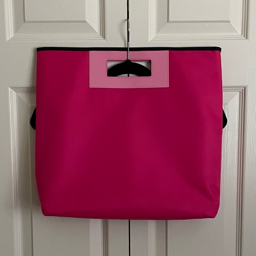 Clinique Pink Tote Bag
